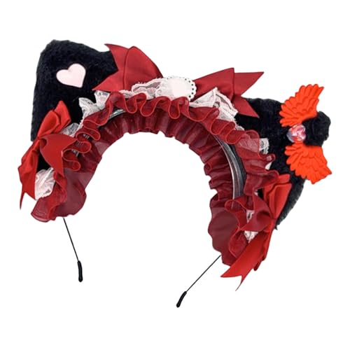 XINYIN Schleifenhaarbänder, bezaubernde Foto-Requisiten, Halloween, Anime-Haarbänder, Party-Kopfschmuck, lustige Stirnbänder für Musikfestivals XINYIN Schleifenhaarbänder, bezaubernde Foto-Requisiten, Halloween, Anime-Haarbänder, Party-Kopfschmuck, lustige Stirnbänder für Musikfestivals von XINYIN