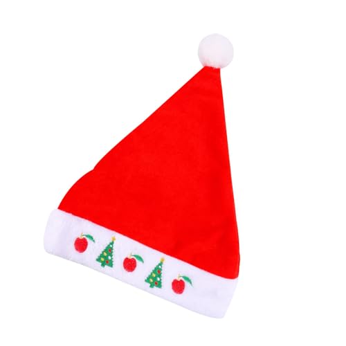 XINYIN Weihnachtsmütze mit weißer Krempe für Weihnachten, Festival, Party, Neujahr, Kopfbedeckung, Weihnachtsmann-Kostüm-Zubehör XINYIN Weihnachtsmütze mit weißer Krempe für Weihnachten, Festival, Party, Neujahr, Kopfbedeckung, Weihnachtsmann-Kostüm-Zubehör von XINYIN
