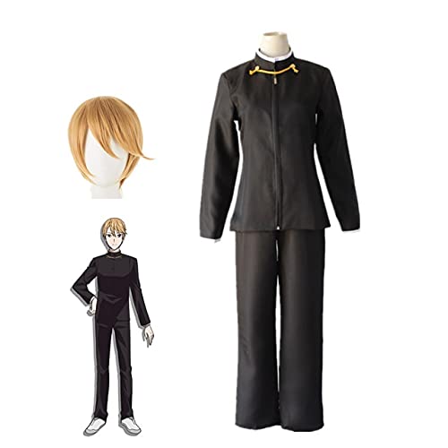 S-Xl Anime Kaguya-Sama: Liebe Ist Krieg Cosplay Miyuki Shirogane Cosplay Kostüm Herren Top + Hose + Perücke Komplettes Set Schuluniform Kostüm L Perücke Und Kostüm von XINYIYI