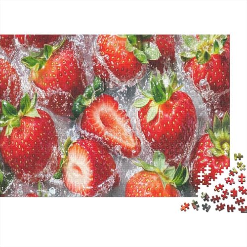 Erdbeere Puzzlespiel 1000 Teile Puzzle Für Erwachsene Und Kinder Ab 14 Jahren, Erwachsenen Puzzlespiel Puzzel 1000pcs (75x50cm) von XINYUEST