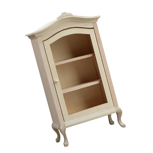 Puppenhausmodell Für Dollhouses Cabinet Realistic Play Display Zakka 1:12 Skala Display Regalspielzeug von XINgjyxzk