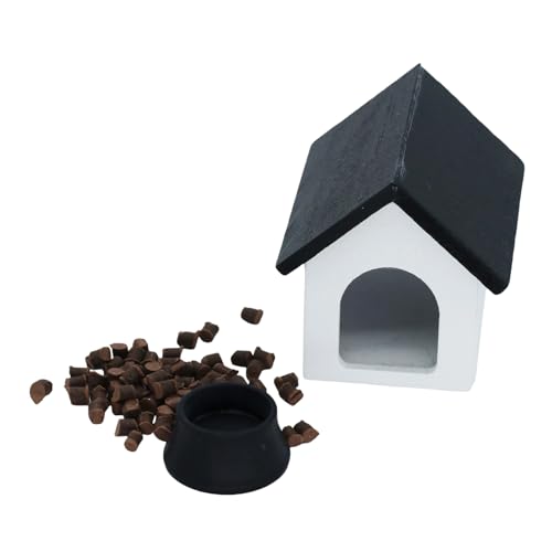 XINgjyxzk 1:12 Spielzeugfigur Model Realistic Dog Food Haustier Vorräte Set Dollhouses Tun Girls Geschenkdekorationen Tun Spielset Für Spielset von XINgjyxzk