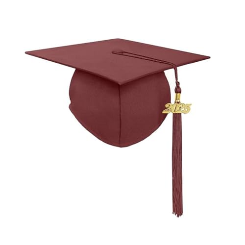 XITEA Abschlussfeier Hut High School Bachelor Graduation Hut mit Quasten Cosplay für Universitätsabschlüsse und Schulveranstaltung von XITEA