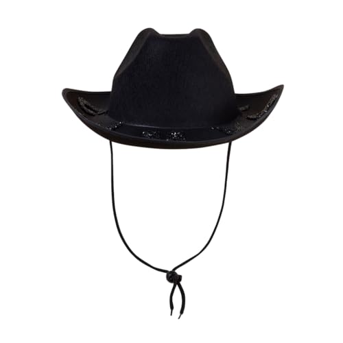 XITEA Cowboyhut für Urlaub, glänzende Schleife, glänzende Disco für Club, Karneval XITEA Cowboyhut für Urlaub, glänzende Schleife, glänzende Disco für Club, Karneval von XITEA