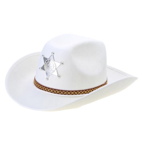 XITEA Cowboyhut mit sechs Sternen, Kostüm, Cosplay, Ornament, Haushaltsbedarf von XITEA