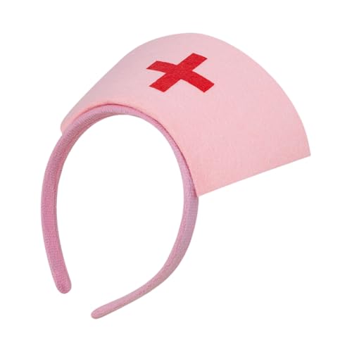 XITEA Kreuze Krankenschwestermütze, Stirnbänder, schöne Krankenschwester-Kopfbedeckung, langlebig, Stirnbänder für Themenversammlungen von XITEA