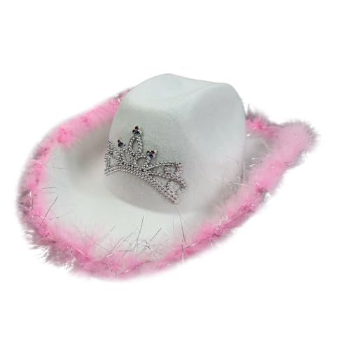 XITEA Kronenhut für Junggesellinnenabschied, Karneval, Zylinderhut für Frauen, Mädchen, Brautparty, Kostüm, Hut, Cosplay-Zubehör XITEA Kronenhut für Junggesellinnenabschied, Karneval, Zylinderhut für Frauen, Mädchen, Brautparty, Kostüm, Hut, Cosplay-Zubehör von XITEA