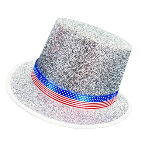 XITEA Schimmernder großer Hut für Bühnenauftritte, Maskerade, Kopfbedeckung, Gentleman-Hut für Karneval, Party, Thema, Event, Kopfbedeckung XITEA Schimmernder großer Hut für Bühnenauftritte, Maskerade, Kopfbedeckung, Gentleman-Hut für Karneval, Party, Thema, Event, Kopfbedeckung von XITEA
