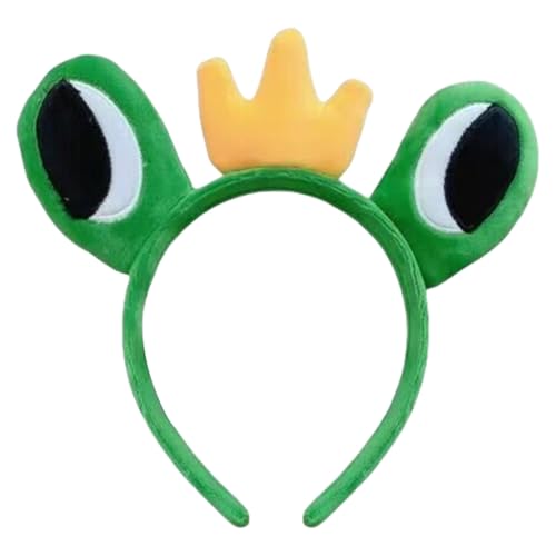 XITEA Stylischer Frosch-Kopfschmuck, Abschlussball, Geburtstag, lustige Kopfbedeckung, Halloween-Kronen, bezaubernde Haar-Kopfbedeckung von XITEA