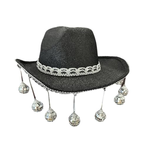 XITEA Urlaub Cowboyhut Glänzend Glitzer mit Discokugeln für Club Karneval XITEA Urlaub Cowboyhut Glänzend Glitzer mit Discokugeln für Club Karneval von XITEA