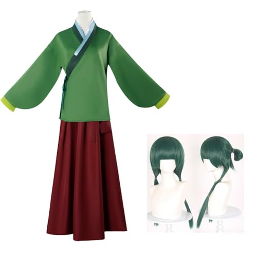 XITONGTANG Anime The Apothecary Diaries Maomao Cosplay kostüme Toupet Halloween Verkleidung Karneval (01, M) von XITONGTANG