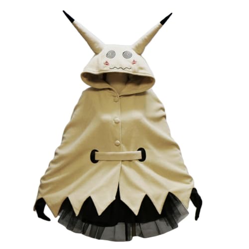 XITONGTANG Mädchen Mimikyu Cosplay kostüme Outfit Full Set Halloween Girl Kid Verkleidung Outfit magie (01, M) von XITONGTANG