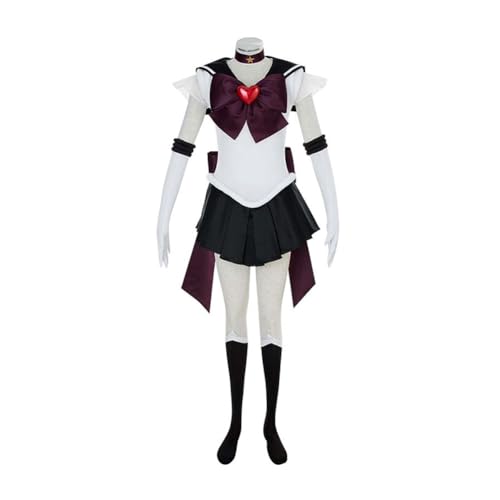 XITONGTANG Meiou Setsuna Mädchen Black Cosplay kostüme Outfit Full Set Halloween Girl Verkleidung Karneval (01-Black, M) von XITONGTANG