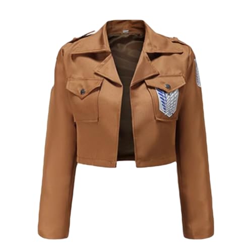 XITONGTANG Shingeki no Kyojin Eren Survey Corps Cosplay kostüme Halloween Verkleidung Karneval (01, M) von XITONGTANG