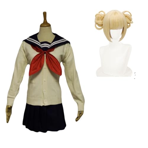 XITONGTANG Toga Himiko Cosplay kostüme Toupet Halloween Verkleidung Karneval (01-blue, XS) von XITONGTANG