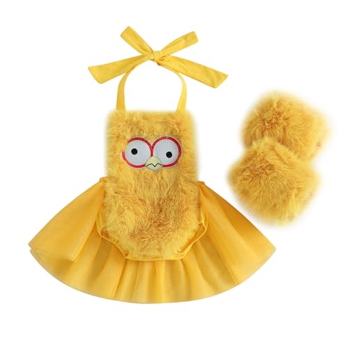 XIXIMAON Halloween-Kostüm für Babys, Mädchen, bestickt, Kürbis, Body, aus Fell, Overall mit Tutu Tüll + Beinstulpen, Halloween-Kostüm, 2 Stück, Pfirsichgelb, 0-6 Monate XIXIMAON Halloween-Kostüm für Babys, Mädchen, bestickt, Kürbis, Body, aus Fell, Overall mit Tutu Tüll + Beinstulpen, Halloween-Kostüm, 2 Stück, Pfirsichgelb, 0-6 Monate von XIXIMAON