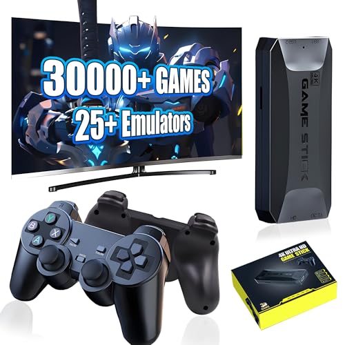 M16 Retro Konsole Spielkonsole Spiel Stick,30000/20000+ Spiele,25 Emulator,4K HD-Ausgang,Anti-Shake Tragbare Videospielkonsole mit drahtlosem Controller,4-Player Battle,Plug & Play Game Stick (128G) M16 Retro Konsole Spielkonsole Spiel Stick,30000/20000+ Spiele,25 Emulator,4K HD-Ausgang,Anti-Shake Tragbare Videospielkonsole mit drahtlosem Controller,4-Player Battle,Plug & Play Game Stick (128G) von XIXIMENG