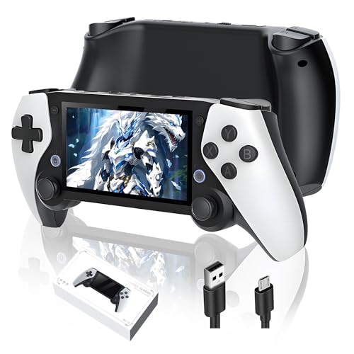 M25 Retro Handheld Spielekonsole Retro Konsole,30500+ Retro-Spiele,20+ Emulatoren,EmuELEC System,480*272P 4.3 Zoll LCD IPS Bildschirm Tragbare Video Spielekonsole,3000mAh,30+ Sprachen (128G) von XIXIMENG