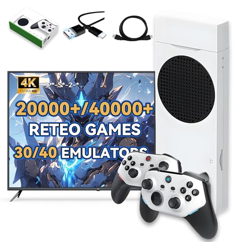M88 Retro Konsole Spielkonsole 4K Game Stick,20000+ Spiele,30+ Emulator,4-Player-Online-Kampf,1080P Retro Videospiel Konsole mit Dual 3D Rocker,Plug and Play Spiel Stick Emulator Konsole für TV (128G) M88 Retro Konsole Spielkonsole 4K Game Stick,20000+ Spiele,30+ Emulator,4-Player-Online-Kampf,1080P Retro Videospiel Konsole mit Dual 3D Rocker,Plug and Play Spiel Stick Emulator Konsole für TV (128G) von XIXIMENG