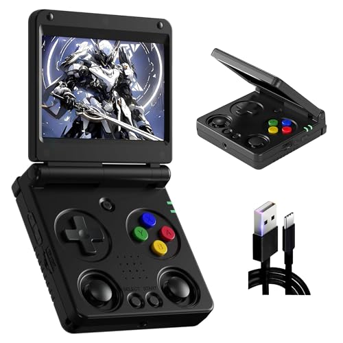 RG34XXSP Retro Handheld Spielekonsole 5490 Spiele 17 Emulator,Portierte/Download Spiele,Linux System 3.4" IPS Bildschirm Tragbare Spielekonsole mit 2.4/5G WiFi&Bluetooth,Video/Musik Player (Schwarz) RG34XXSP Retro Handheld Spielekonsole 5490 Spiele 17 Emulator,Portierte/Download Spiele,Linux System 3.4" IPS Bildschirm Tragbare Spielekonsole mit 2.4/5G WiFi&Bluetooth,Video/Musik Player (Schwarz) von XIXIMENG
