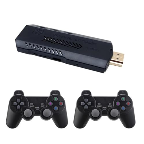 XIXIMENG X2 Plus 4K Game Stick HD Videospielkonsole 128G Eingebaute 41000 3D Spiele 40+ Simulatoren mit Wireless Controller von XIXIMENG