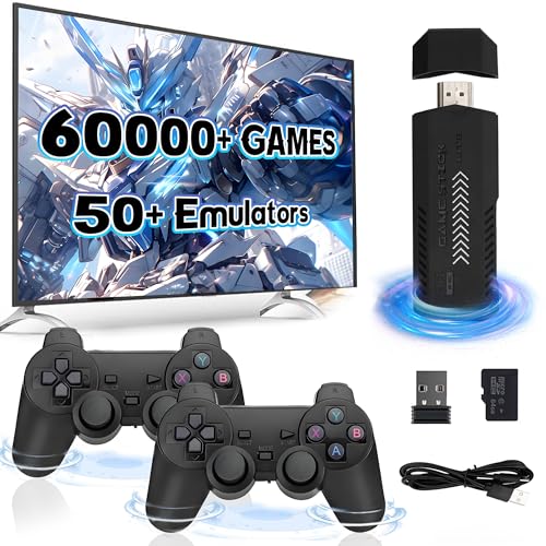 XIXIMENG X2 Plus Retro Konsole Spielkonsole Game Stick 4K,60000+ Spiele 50+ Emulator,Plug and Play Videospielkonsole Retro mit Wireless Controller,Tragbare Spielkonsole,Geschenk für Erwachsene (256G) XIXIMENG X2 Plus Retro Konsole Spielkonsole Game Stick 4K,60000+ Spiele 50+ Emulator,Plug and Play Videospielkonsole Retro mit Wireless Controller,Tragbare Spielkonsole,Geschenk für Erwachsene (256G) von XIXIMENG