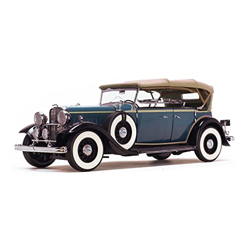 1/18 Für 1932 Lincoln KB Classic Collectibles Metalldruckguss Automodell Handwerk Ornament(Blau) von XIYUEYING
