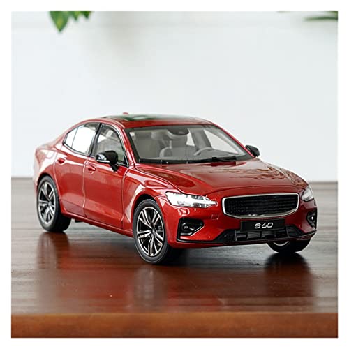 1/18 Für 2020 Volvo New Generation S60 Metalldruckguss Hochsimulation Automodell Handwerk(Rot) von XIYUEYING