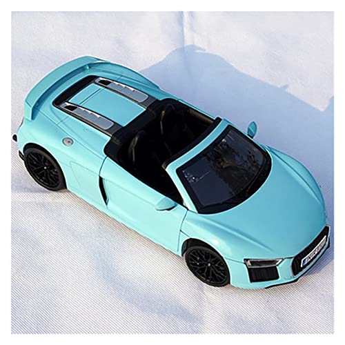 1/18 Für Audi R8 V10 Roadster 2017 Metalldruckguss Modified Edition Sportwagenmodellbau(Blau) von XIYUEYING