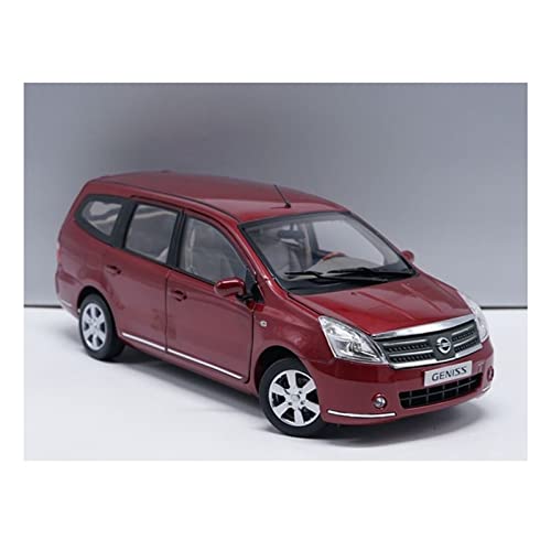 1/18 Für Nissan Geniss Hohe Simulation MPV Automodell Metalldruckguss Handwerk Ornament(Rot) von XIYUEYING