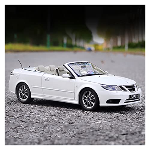 1/18 Für Saab 9-3 Metalldruckguss Hohe Simulation Sportwagenmodell Handwerk Dekorationen(Bianco) von XIYUEYING