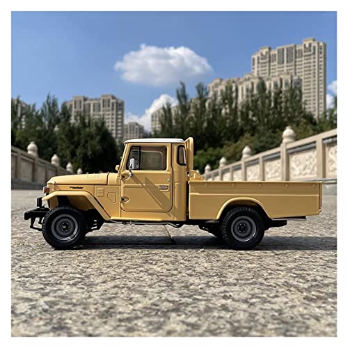 1/18 Für Toyota Land Cruiser Lc40 Metalldruckguss Hohe Simulation Pickup Automodell(Gold) von XIYUEYING