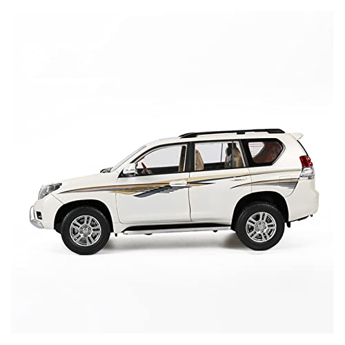 1/18 Für Toyota Prado Metalldruckguss Hohe Simulation Geländewagen Modell Handwerk Dekoration(Multi-Colored) von XIYUEYING