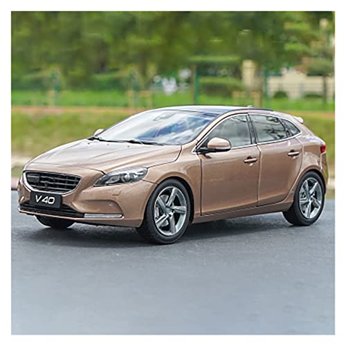 1/18 Für Volvo V40 Metalldruckguss Hohe Simulation Travel Version Automodell Dekoration(Gold) von XIYUEYING