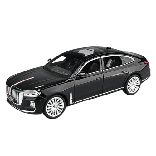 1/24 für Hong Qi H9 Hohe Simulation Legierung Luxy Auto Modell Metall Auto Modell Mit Sound Und Licht(B) von XIYUEYING
