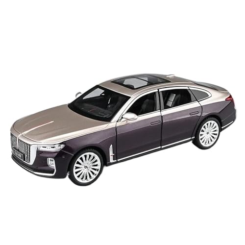 1/24 für Hong Qi H9 Hohe Simulation Legierung Luxy Auto Modell Metall Auto Modell Mit Sound Und Licht(C) von XIYUEYING