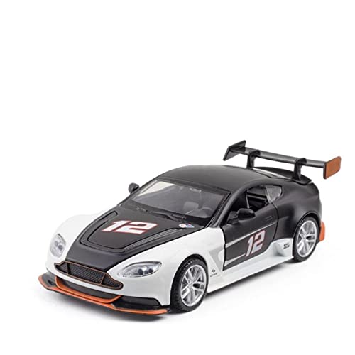 1/32 Für Aston Martin Vantage GT3 Luxus-Sportwagenmodell Aus Metalldruckguss Mit Sound & Licht(Bianco) von XIYUEYING