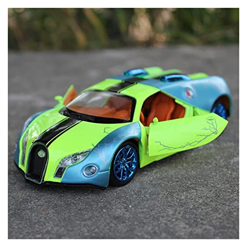1/32 Für Bugatti GT Metalldruckguss Automodell Hohe Simulation Sportfahrzeug Spielzeug Dekoration(Grün) von XIYUEYING