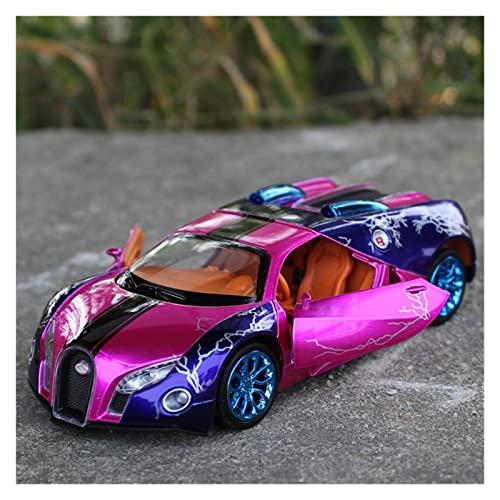 1/32 Für Bugatti GT Metalldruckguss Automodell Hohe Simulation Sportfahrzeug Spielzeug Dekoration(Purple) von XIYUEYING