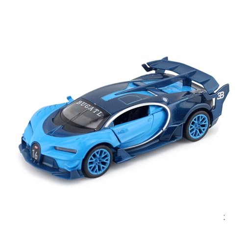1/32 Für Bugatti Gt Metalldruckguss Sportwagen Modell Hohe Simulation Spielzeug Dekoration(Blau) von XIYUEYING