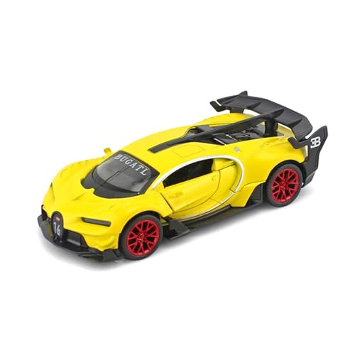1/32 Für Bugatti Gt Metalldruckguss Sportwagen Modell Hohe Simulation Spielzeug Dekoration(Jaune) von XIYUEYING
