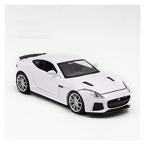 1/32 Für Jaguar F-Type Metalldruckguss Luxus Mit Sound & Light High Simulation Spielzeugautomodell(Bianco) von XIYUEYING
