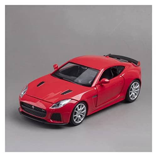 1/32 Für Jaguar F-Type Metalldruckguss Luxus Mit Sound & Light High Simulation Spielzeugautomodell(Rot) von XIYUEYING