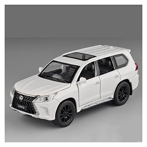 1/32 Für LX570 Hohe Simulation Geländewagenmodell Metalldruckguss Spielzeug Von Ausgezeichneter Qualität(Bianco) von XIYUEYING