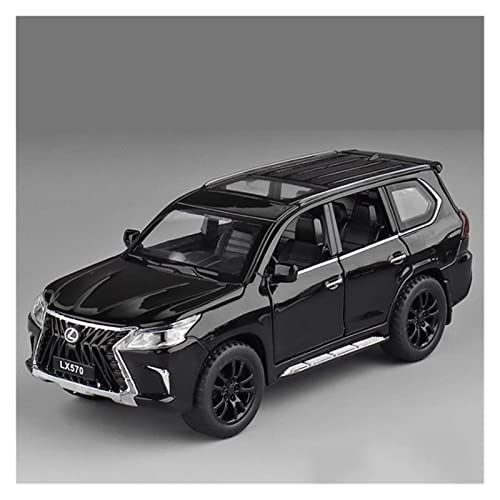 1/32 Für LX570 Hohe Simulation Geländewagenmodell Metalldruckguss Spielzeug Von Ausgezeichneter Qualität(Schwarz) von XIYUEYING