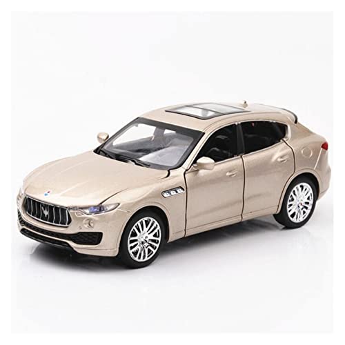 1/32 Für Maserati Hohe Simulation Geländewagen Modell Metall Diecast Luxus Spielzeug Fahrzeug(Gold) von XIYUEYING