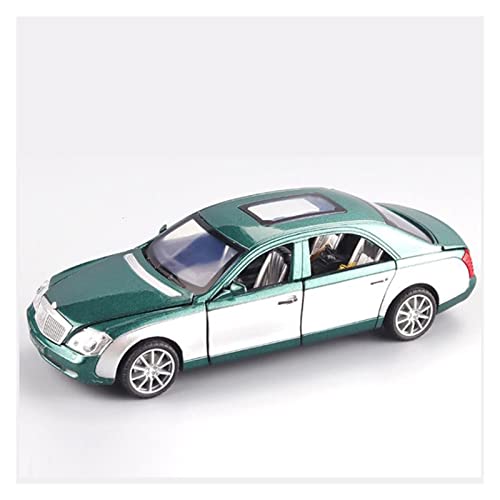 1/32 Für Maybach Extended Edition Metalldruckguss Automodell Hohe Simulation Spielzeugdekorationen(Grün) von XIYUEYING