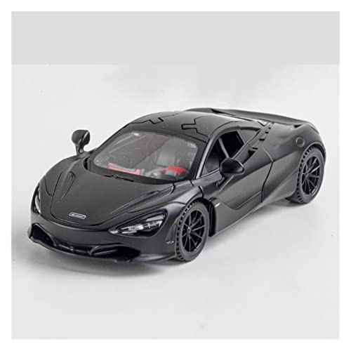 1/32 Für McLaren 720S Sportwagen Aus Metalldruckguss, Hohes Simulationsspielzeug Mit Sound Und Licht(Schwarz) von XIYUEYING