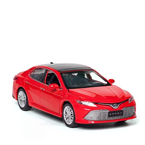 1/32 Für Toyota Camry Metalldruckguss Automodell Hohe Simulation Sound & Licht Spielzeugfahrzeuge(Rot) von XIYUEYING