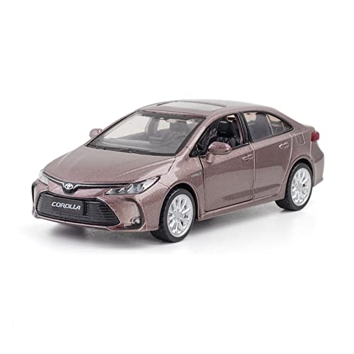 1/32 Für Toyota Corolla Metalldruckguss Luxus Hohe Simulation Spielzeugauto Modelldekorationen(Gold) von XIYUEYING